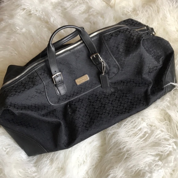 Coach Handbags - Coach black Weekender duffle bag EUC